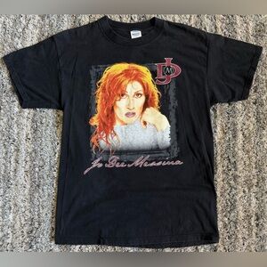 VTG Jo Dee Messina Tour Tee Double Sided Graphic Tultex Country Music Concert L